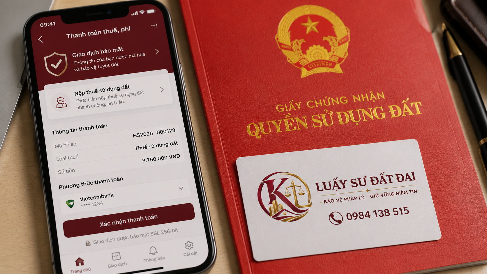 Đóng thuế đất online