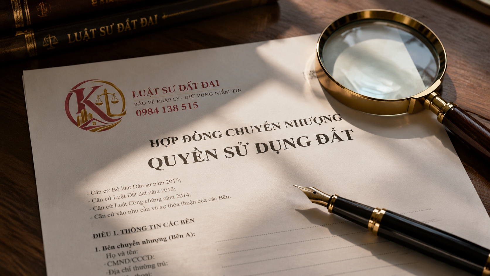 Hợp đồng chuyển nhượng quyền sử dụng đất