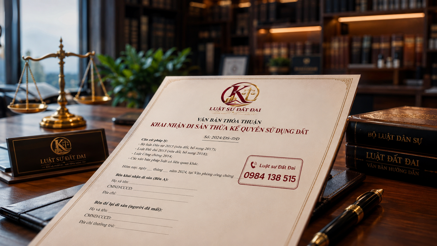 Thủ tục lập di chúc đất đai cần sự minh bạch