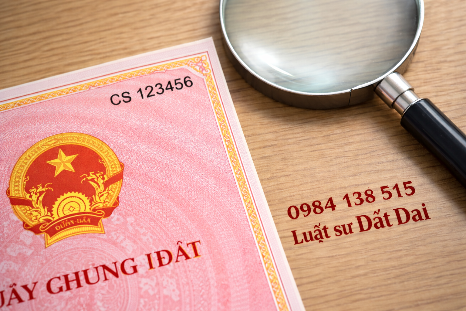 Số hiệu giấy chứng nhận quyền sử dụng đất