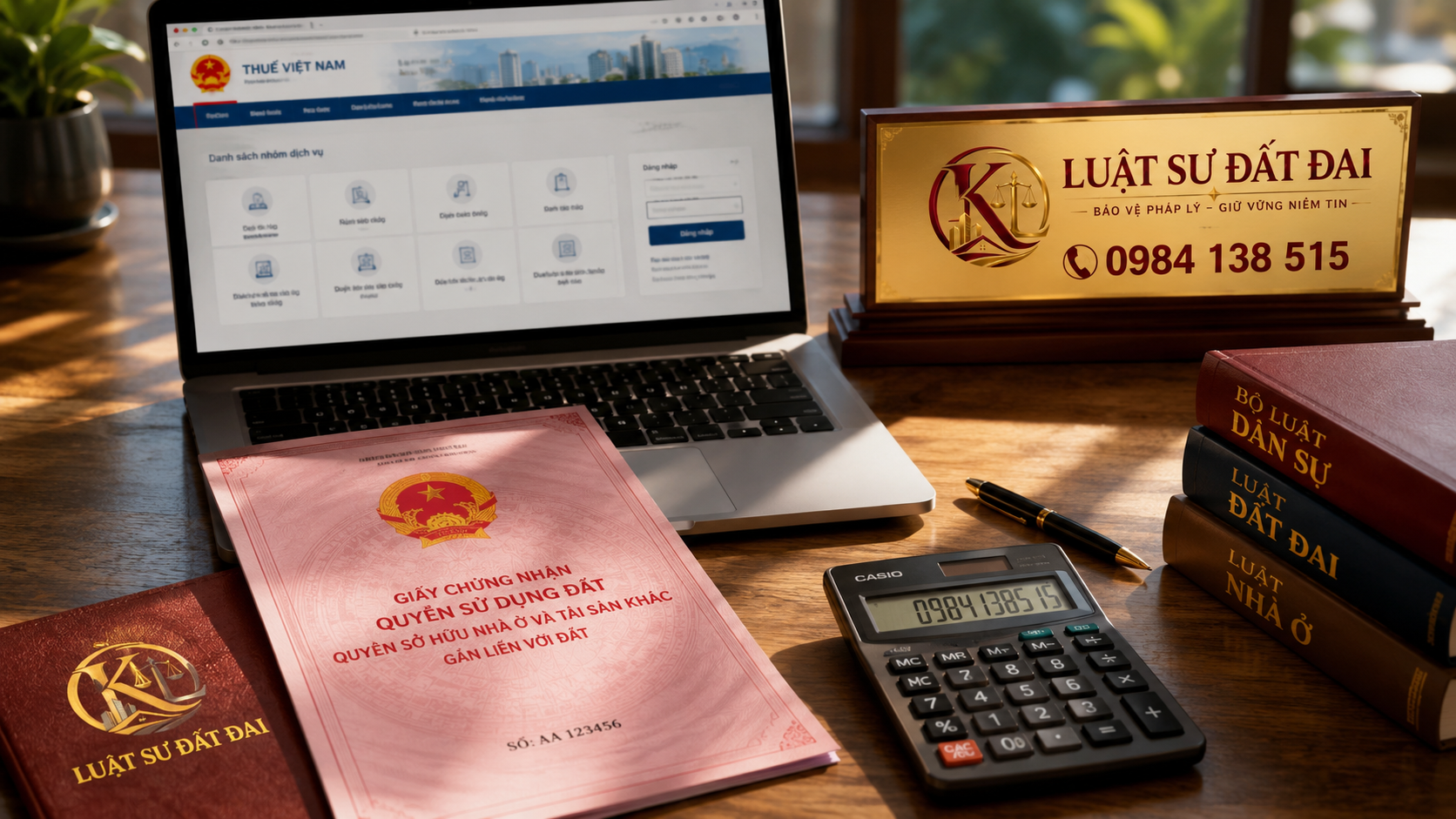 Cách tra cứu nợ thuế đất online