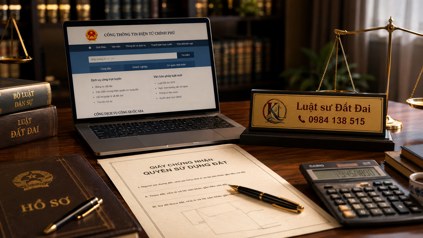 Kiểm tra tiền thuê đất online