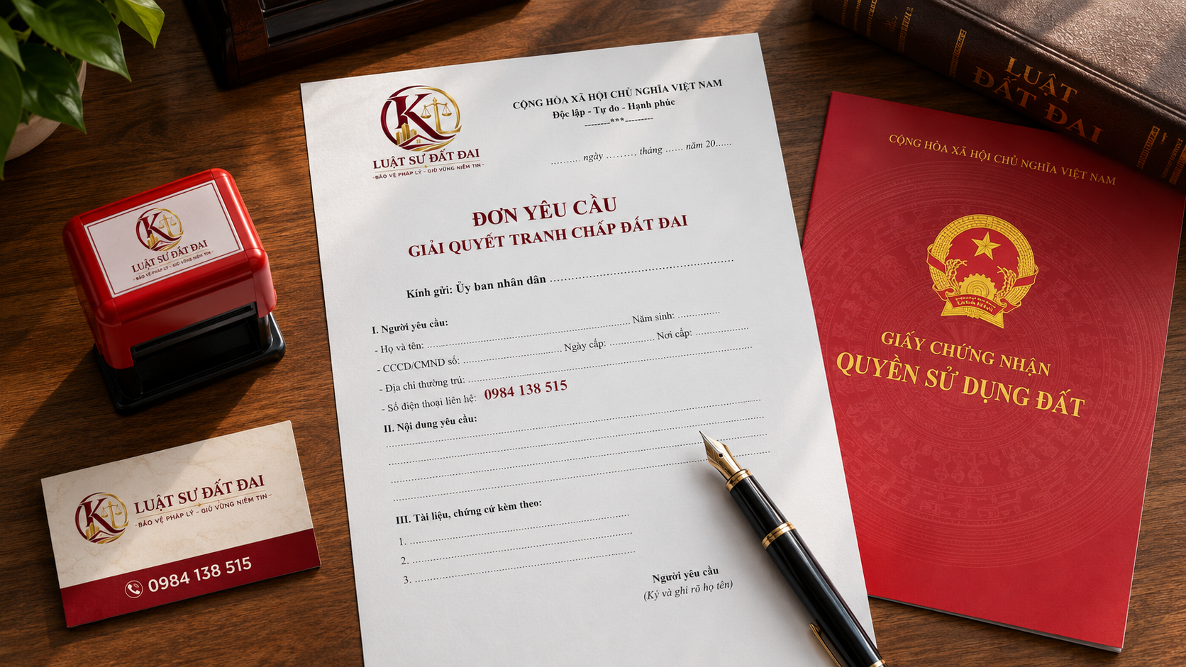 Cách viết đơn tranh chấp đất đai
