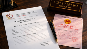 Mẫu đơn hòa giải tranh chấp đất đai